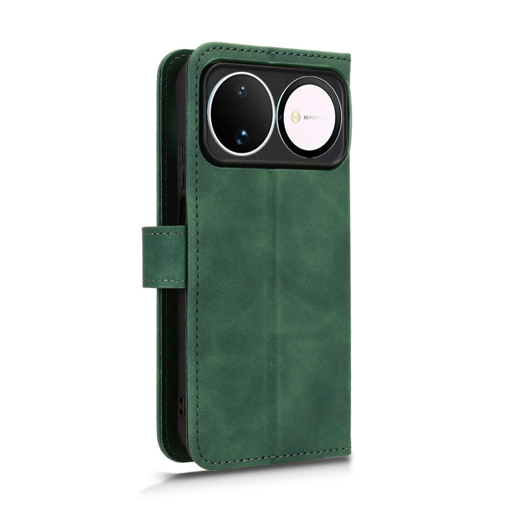 For Huawei nova 16 Skin Feel Magnetic Flip Leather Phone Case - Green - EDA005667724C