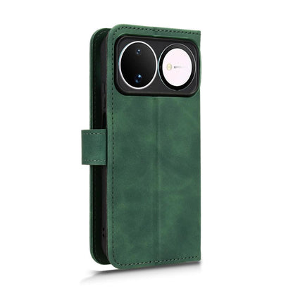 For Huawei nova 16 Skin Feel Magnetic Flip Leather Phone Case - Green - EDA005667724C