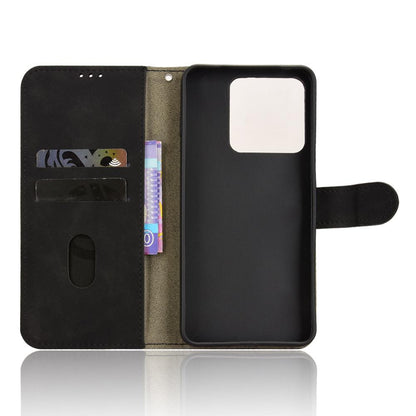 For Motorola Edge 70 Max 5G Skin Feel Magnetic Flip Leather Phone Case(Black)