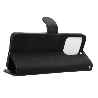 For Motorola Edge 70 Max 5G Skin Feel Magnetic Flip Leather Phone Case(Black)