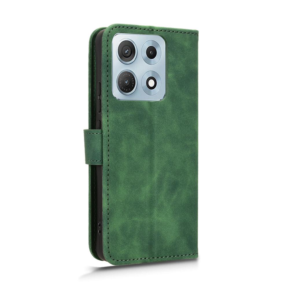 For Motorola Edge 70 Max 5G Skin Feel Magnetic Flip Leather Phone Case(Green)