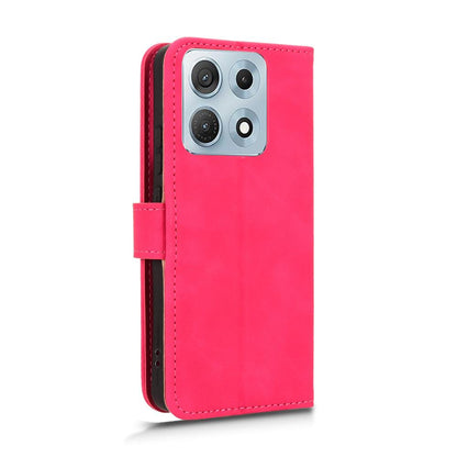 For Motorola Edge 70 Max 5G Skin Feel Magnetic Flip Leather Phone Case(Rose Red)