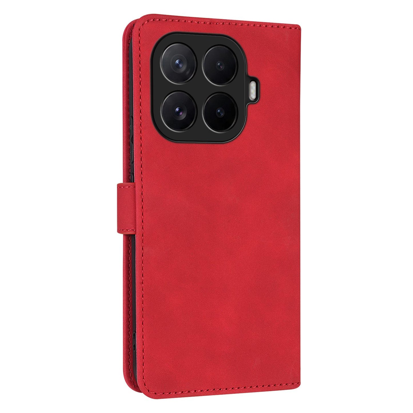 For Xiaomi 17T 5G AZNS Skin Feel Calf Texture Flip Leather Phone Case(Red)
