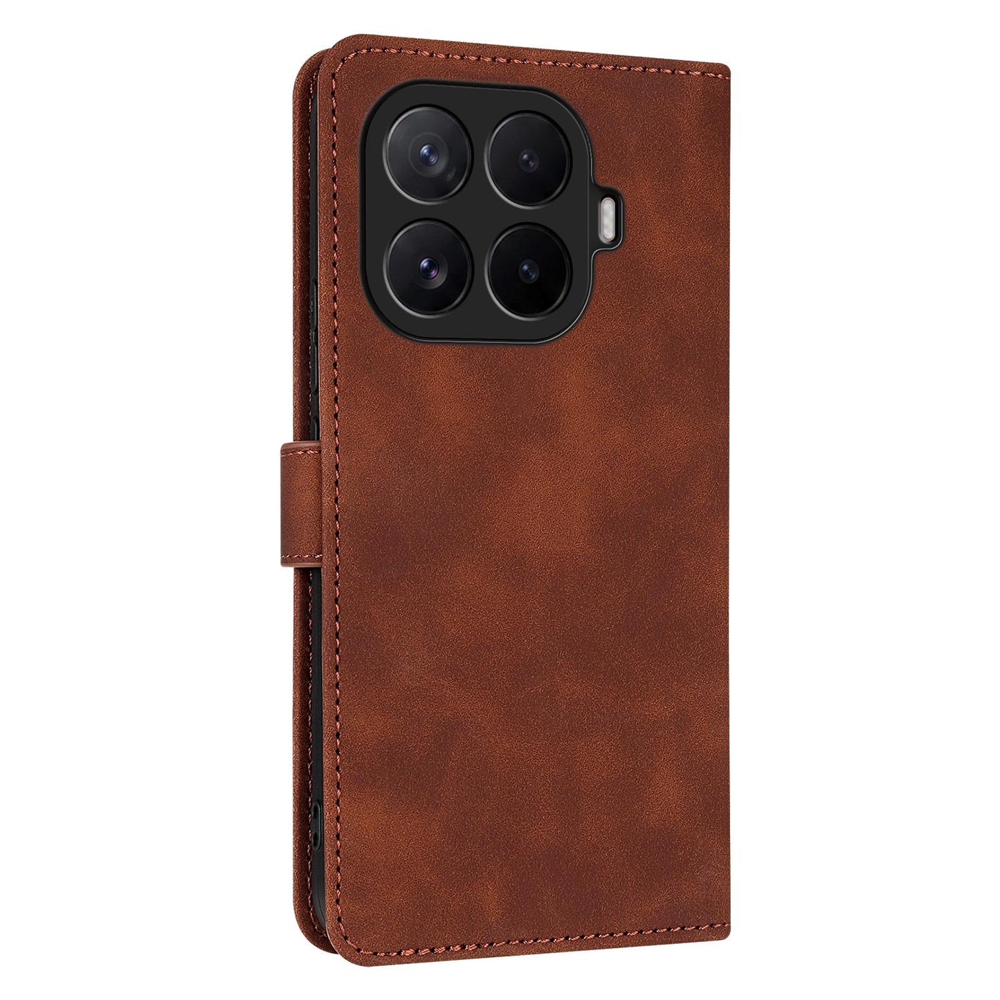 For Xiaomi 17T Pro 5G AZNS Skin Feel Calf Texture Flip Leather Phone Case(Brown)