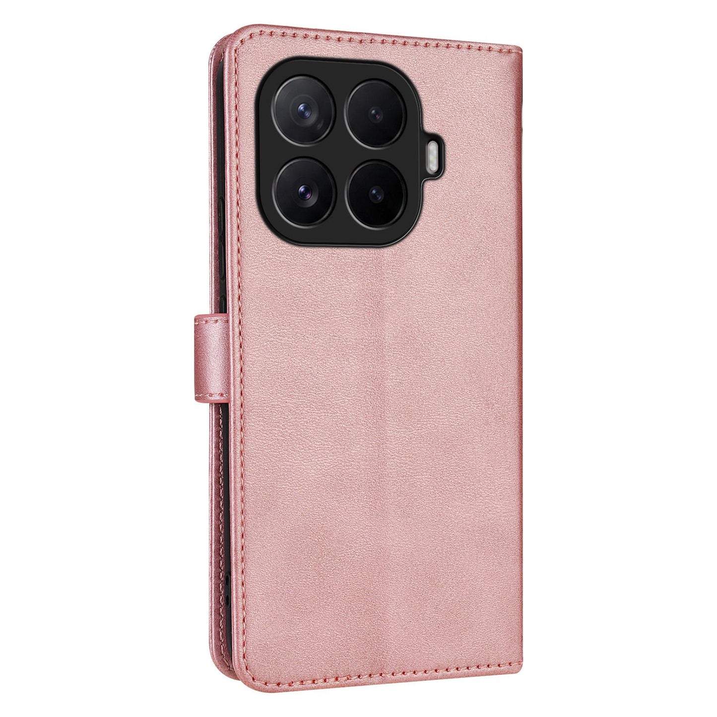 For Xiaomi 17T Pro 5G AZNS Skin Feel Calf Texture Flip Leather Phone Case(Rose Gold)