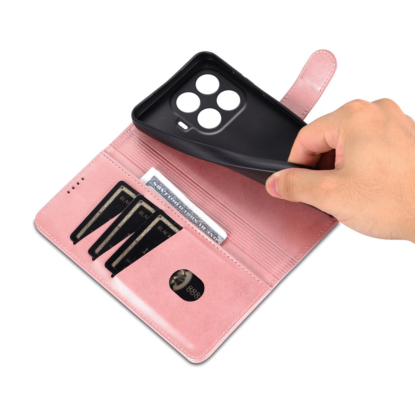 For Xiaomi 17T Pro 5G AZNS Skin Feel Calf Texture Flip Leather Phone Case(Rose Gold)