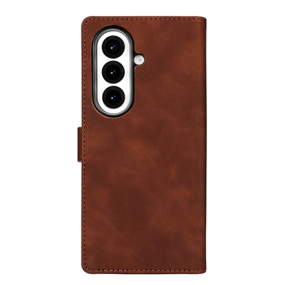 For Galaxy Z Fold8 Ultra 5G AZNS Skin Feel Calf Texture Flip Leather Phone Case(Brown)