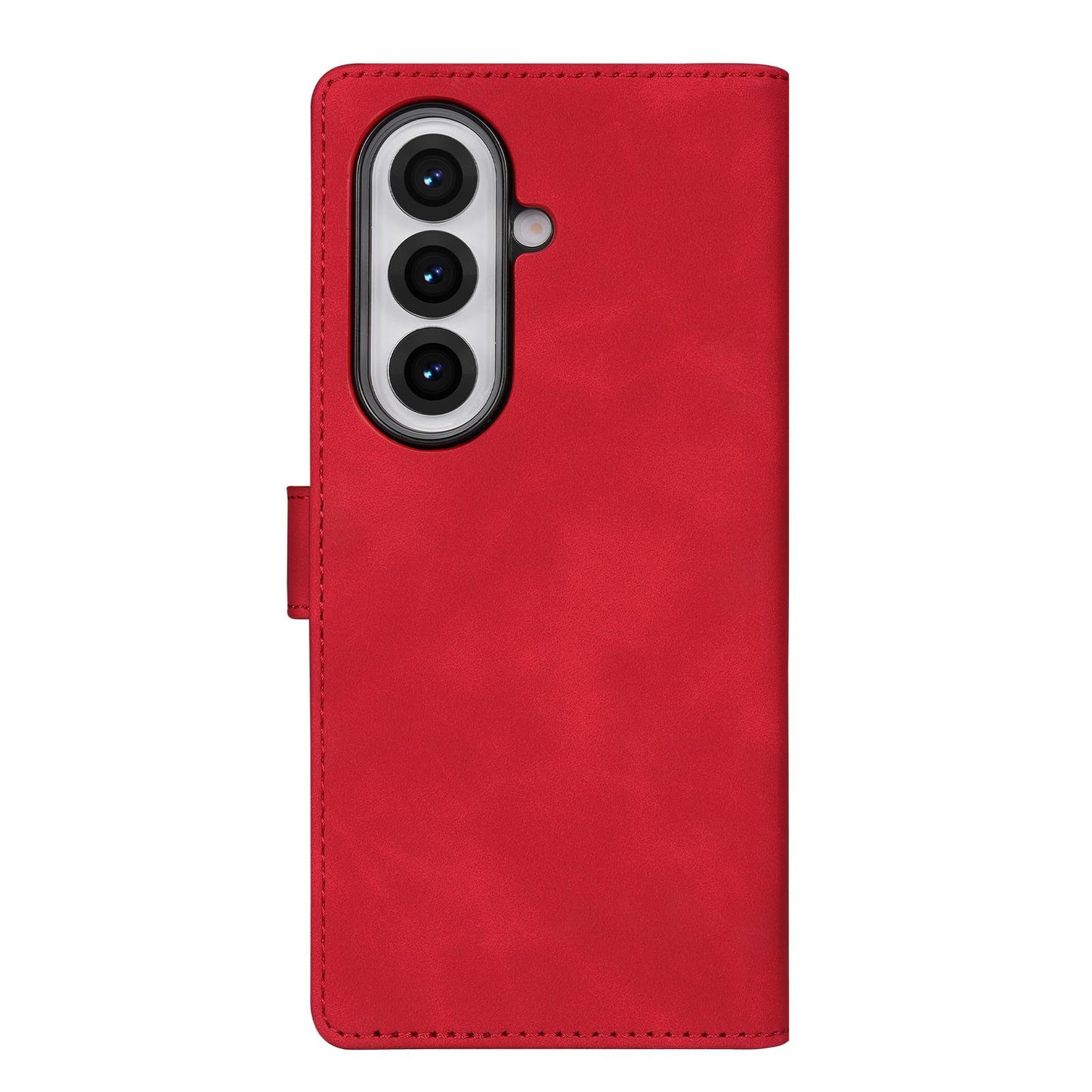 For Galaxy Z Fold8 Ultra 5G AZNS Skin Feel Calf Texture Flip Leather Phone Case(Red)
