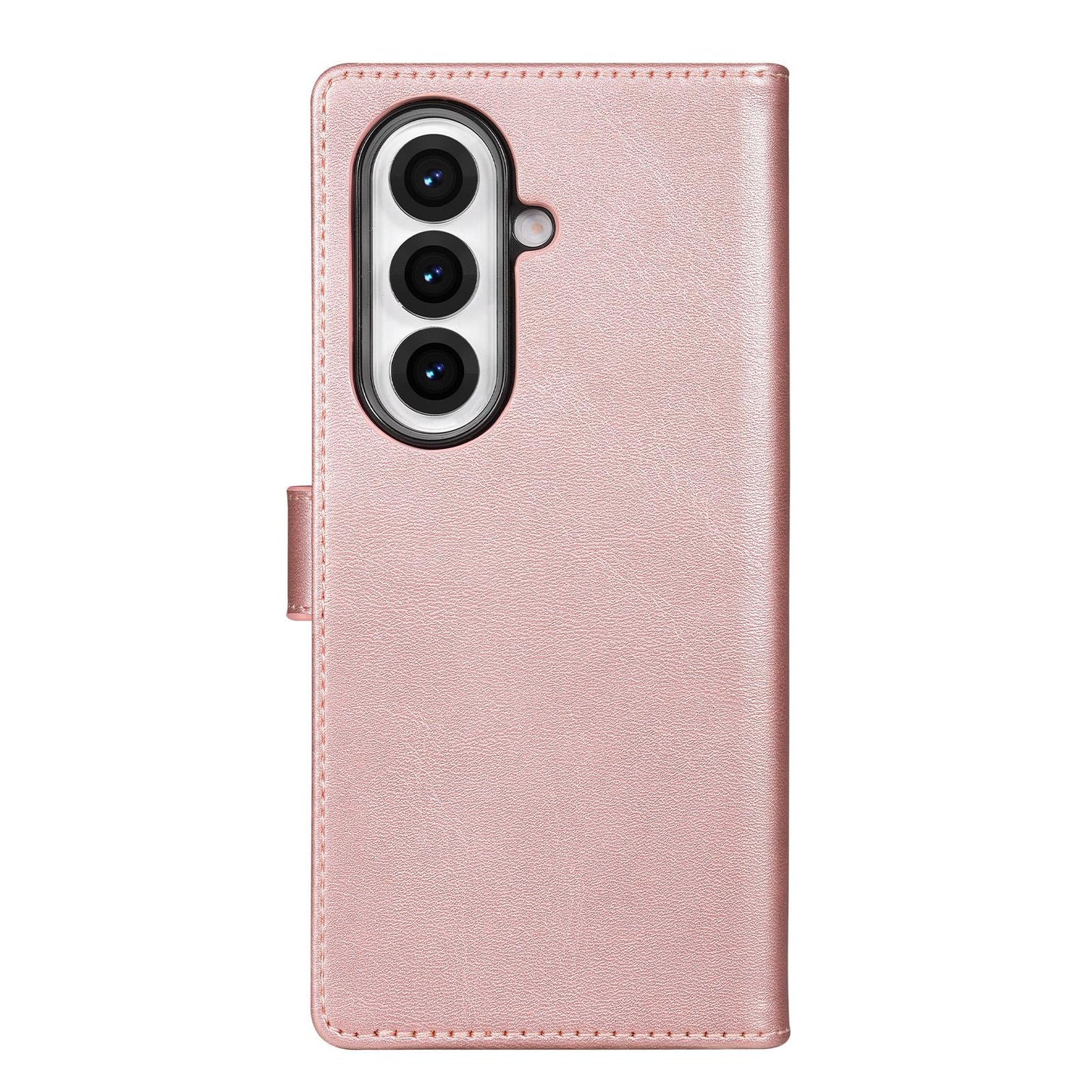 For Galaxy Z Fold8 Ultra 5G AZNS Skin Feel Calf Texture Flip Leather Phone Case(Rose Gold)