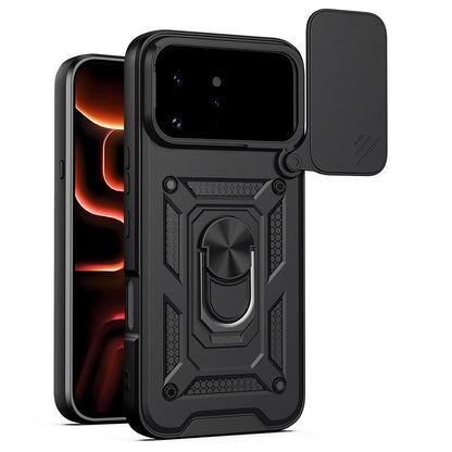 For Infinix Note 60 Ultra 5G Sliding Camera Cover Design TPU+PC Phone Case - Black - EDA005713426A