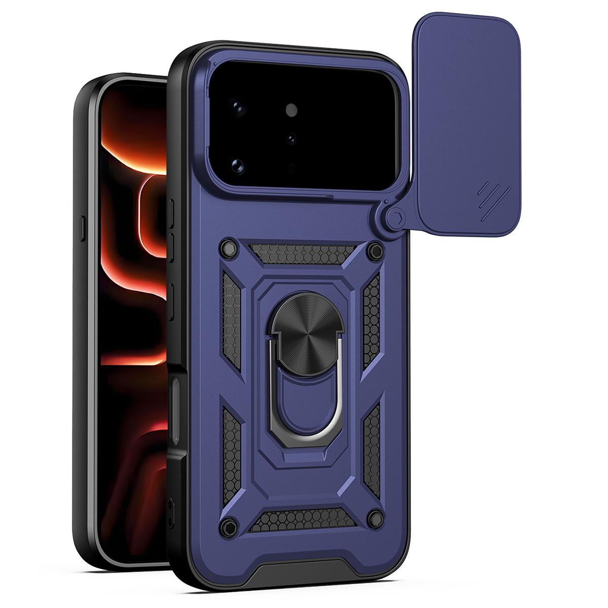 For Infinix Note 60 Ultra 5G Sliding Camera Cover Design TPU+PC Phone Case - Blue - EDA005713426C