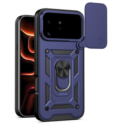For Infinix Note 60 Ultra 5G Sliding Camera Cover Design TPU+PC Phone Case - Blue - EDA005713426C