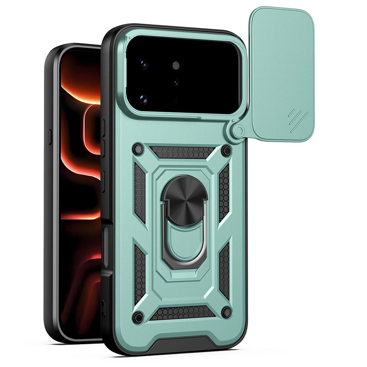 For Infinix Note 60 Ultra 5G Sliding Camera Cover Design TPU+PC Phone Case - Green - EDA005713426D