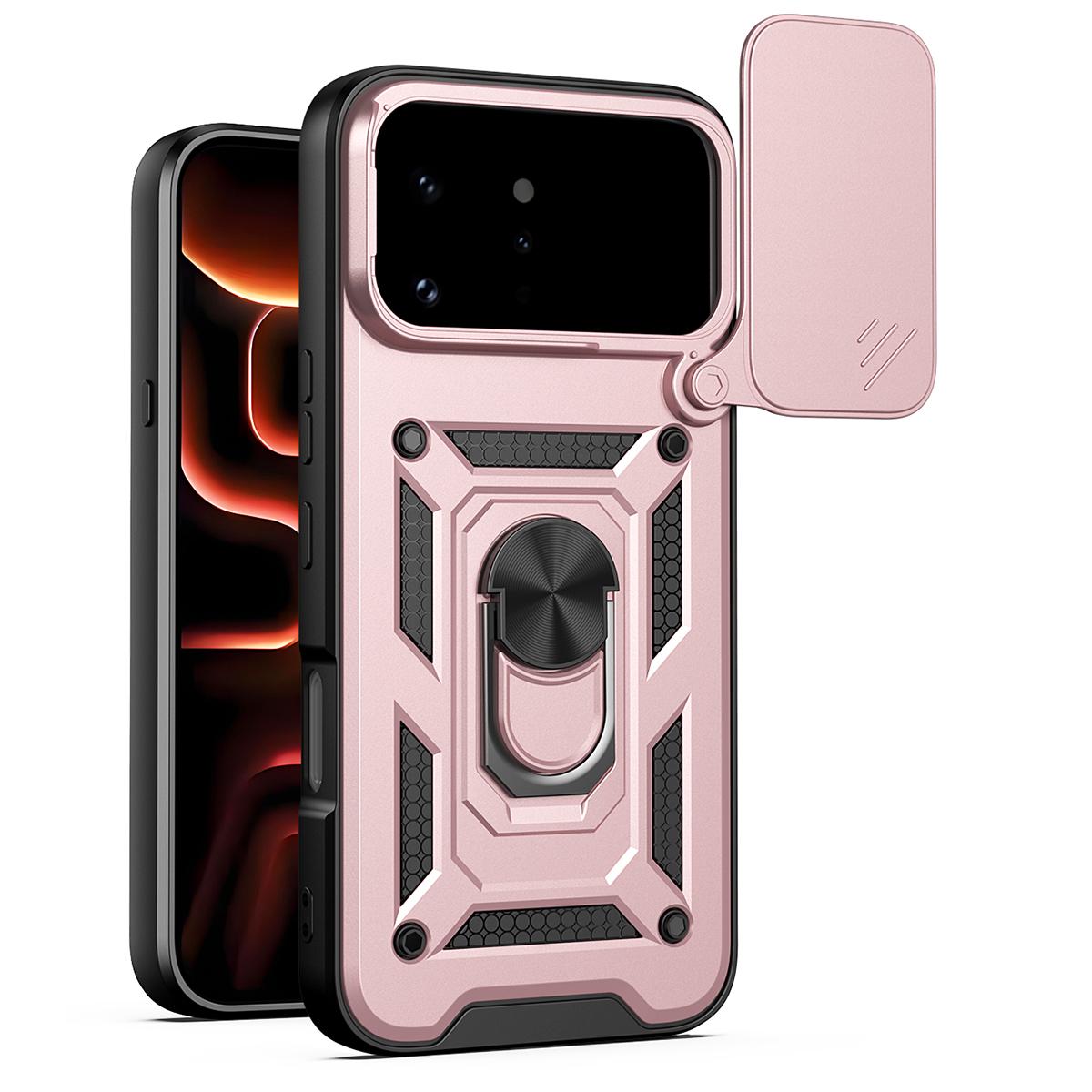 For Infinix Note 60 Ultra 5G Sliding Camera Cover Design TPU+PC Phone Case - Rose Gold - EDA005713426F