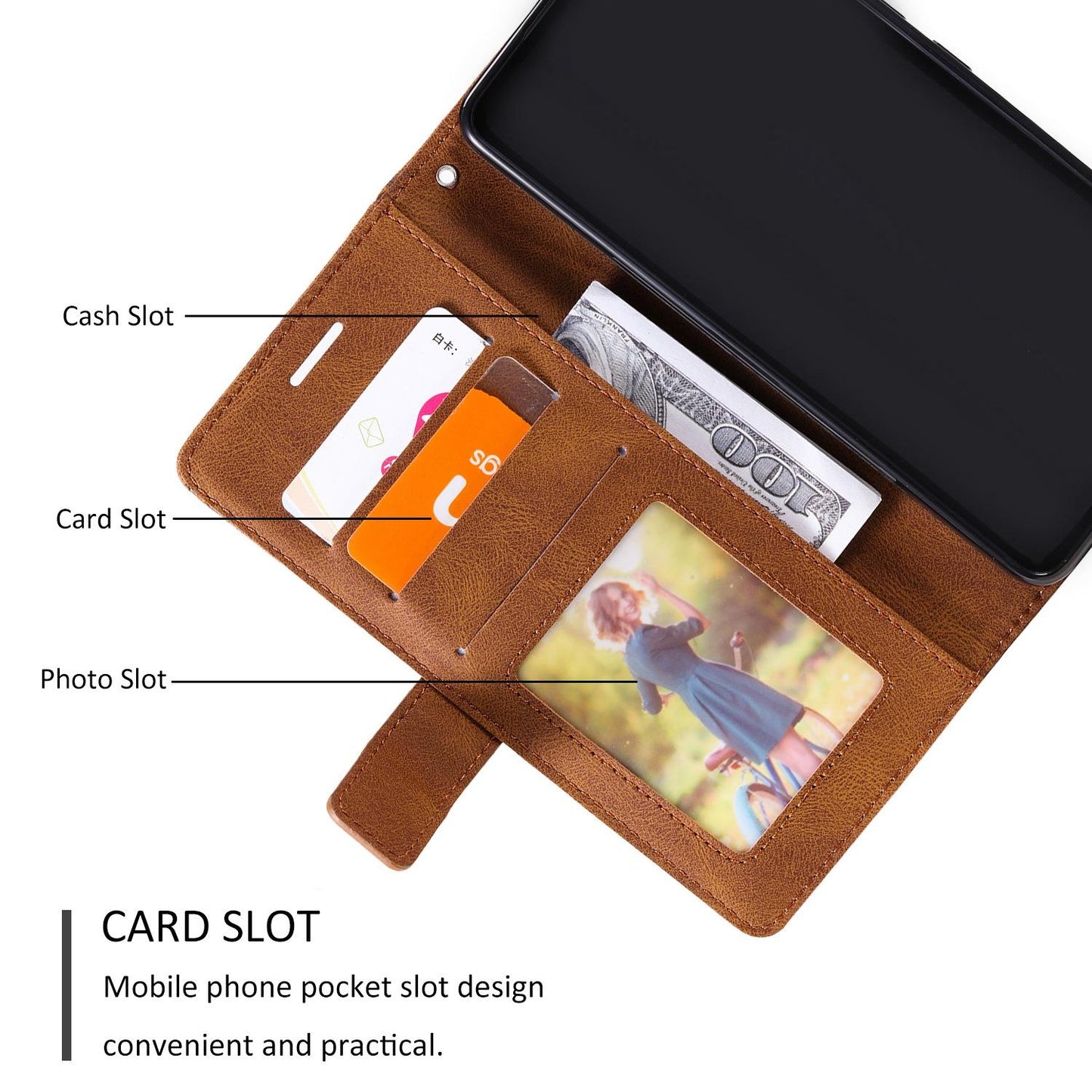 For iPhone 17 Skin Feel Splicing Leather Phone Case(Brown)