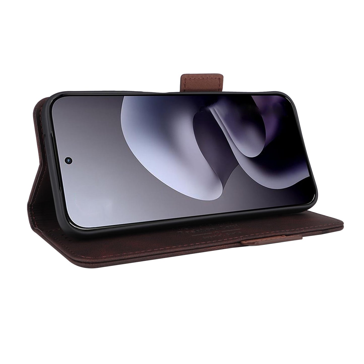 For Motorola Moto G37 / G47 / G37 Power Magnetic Clasp Leather Phone Case(Brown)