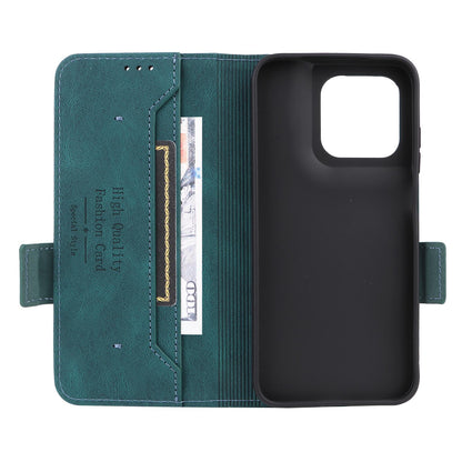 For Motorola Moto G37 / G47 / G37 Power Magnetic Clasp Leather Phone Case(Green)