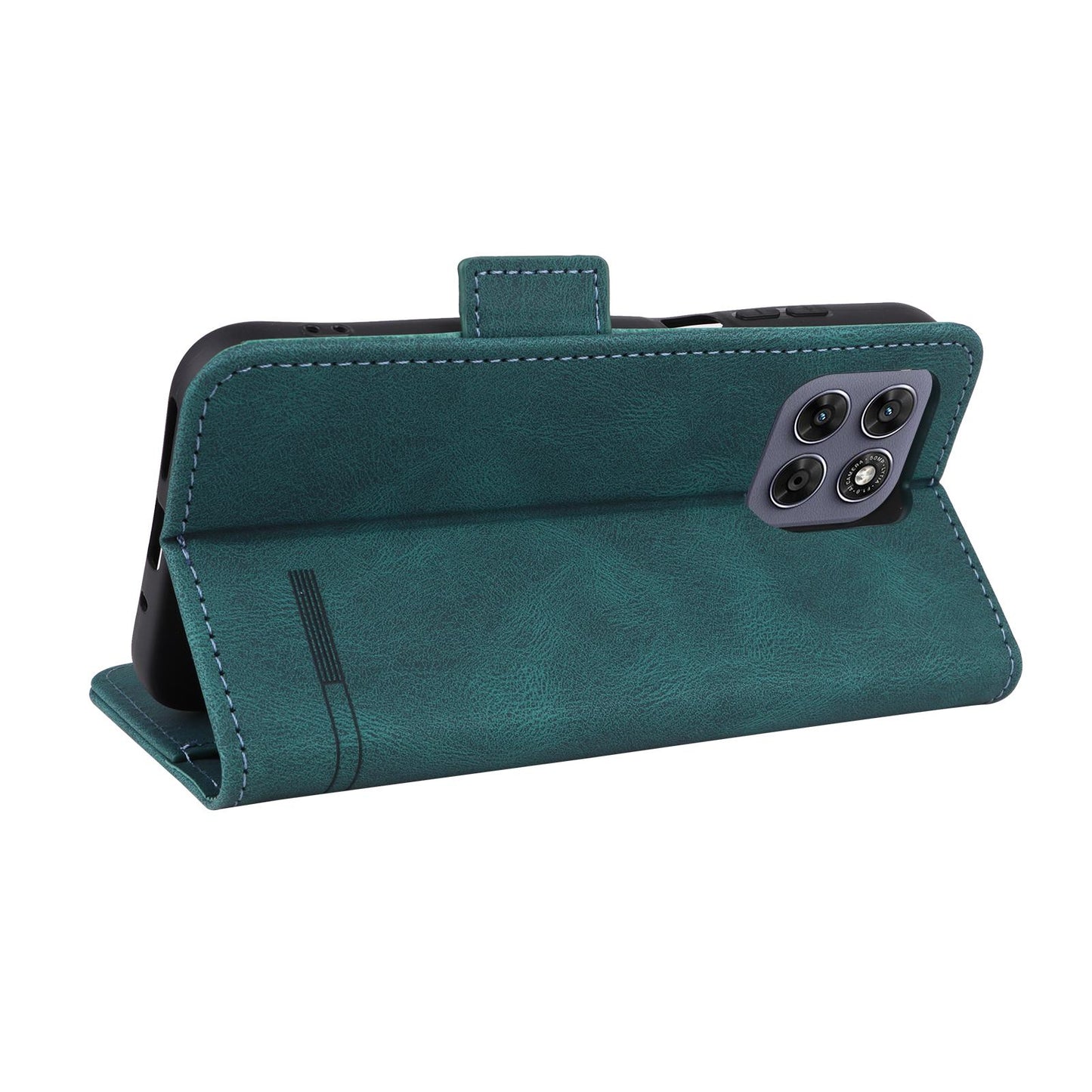 For Motorola Moto G37 / G47 / G37 Power Magnetic Clasp Leather Phone Case(Green)