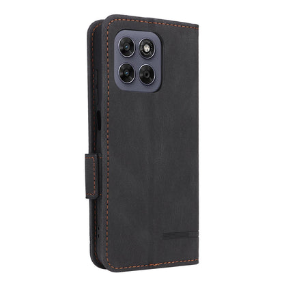 For Motorola Moto G37 / G47 / G37 Power Magnetic Clasp Leather Phone Case(Black)
