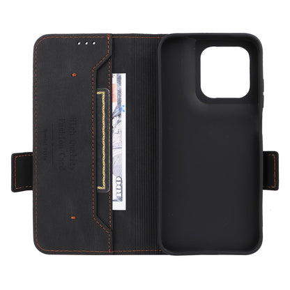 For Motorola Moto G37 / G47 / G37 Power Magnetic Clasp Leather Phone Case(Black)