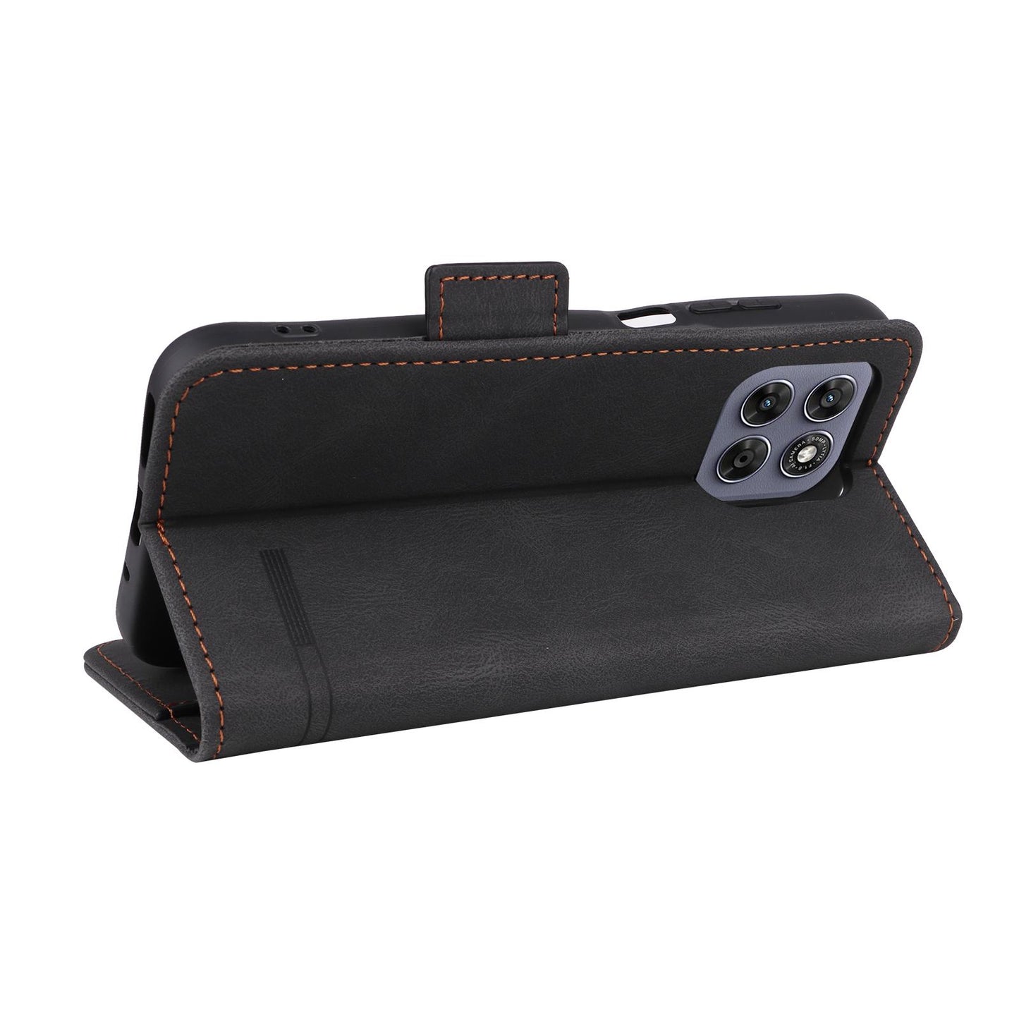 For Motorola Moto G37 / G47 / G37 Power Magnetic Clasp Leather Phone Case(Black)