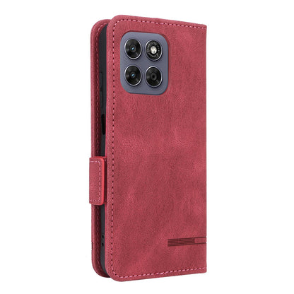 For Motorola Moto G37 / G47 / G37 Power Magnetic Clasp Leather Phone Case(Red)