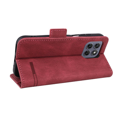 For Motorola Moto G37 / G47 / G37 Power Magnetic Clasp Leather Phone Case(Red)