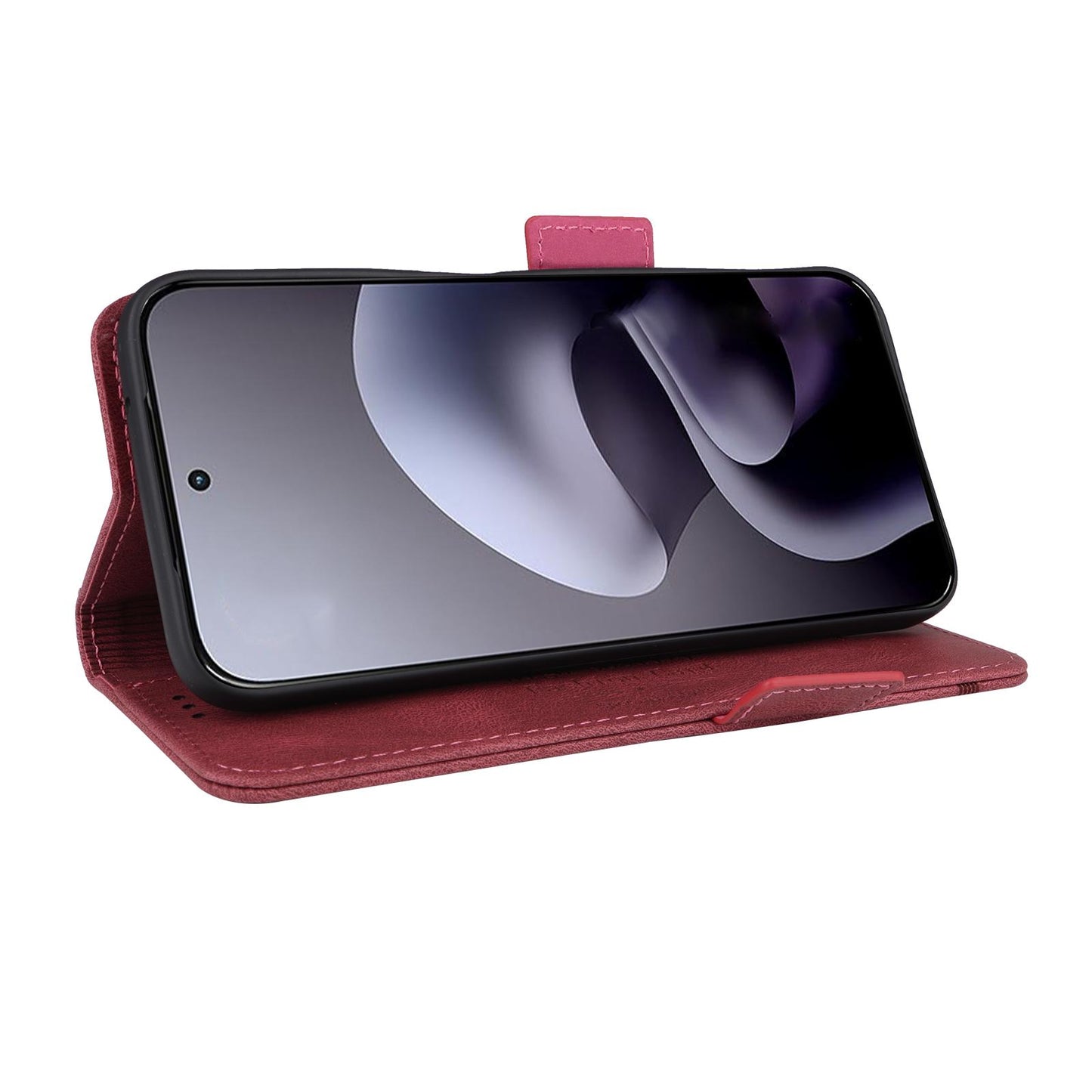 For Motorola Moto G37 / G47 / G37 Power Magnetic Clasp Leather Phone Case(Red)