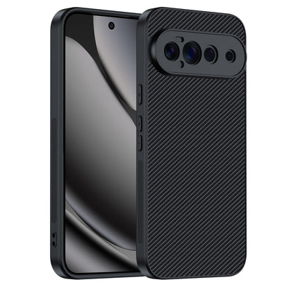 For Google Pixel 11 Ultra-thin Carbon Fiber Texture Printing Phone Case - Black - EDA005781110A
