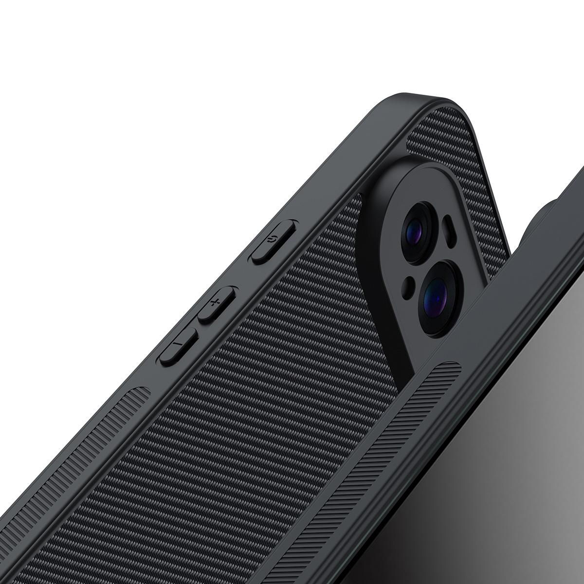 For Google Pixel 11 Ultra-thin Carbon Fiber Texture Printing Phone Case - Black - EDA005781110A