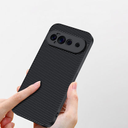 For Google Pixel 11 Pro Ultra-thin Carbon Fiber Texture Printing Phone Case - Black - EDA005781111A