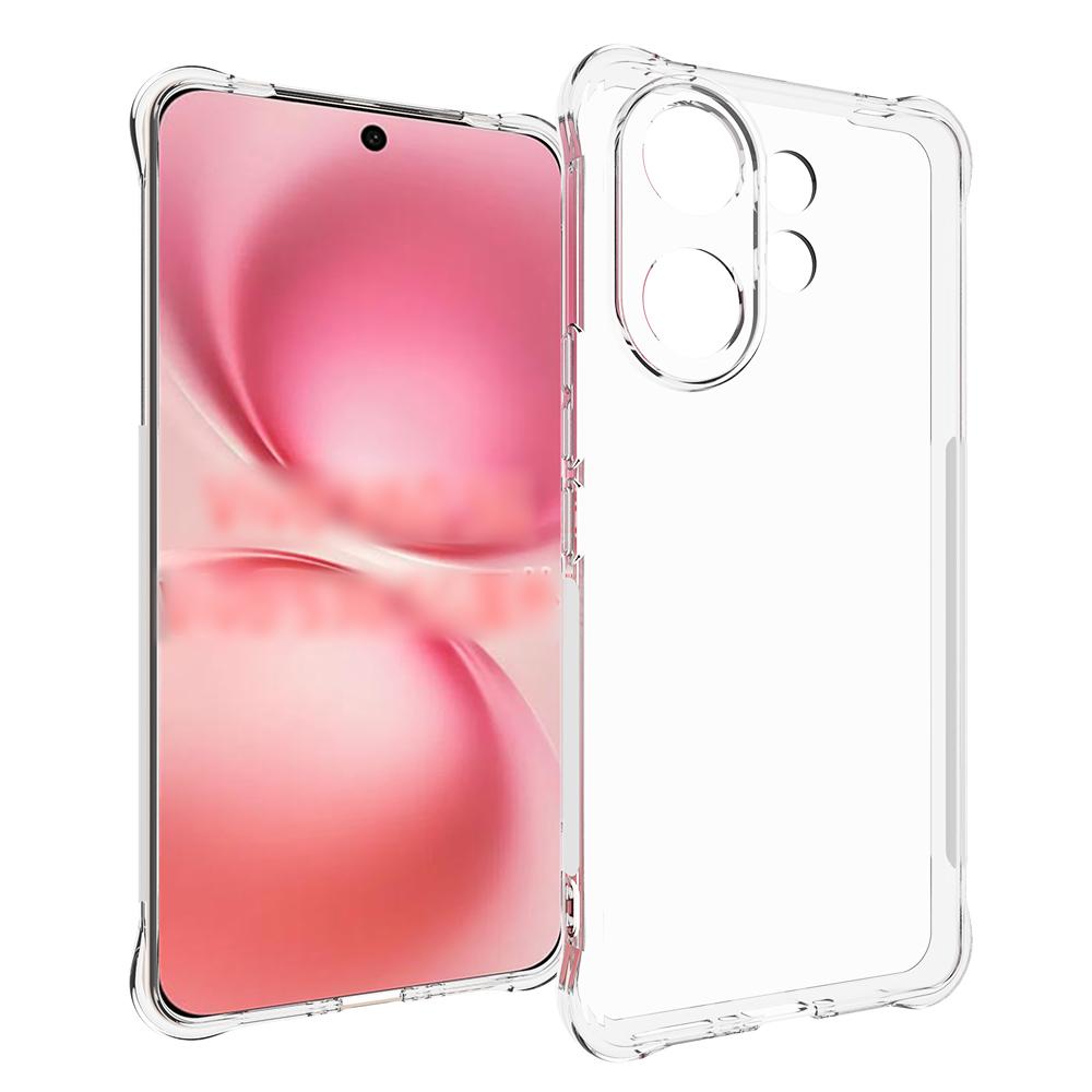 For vivo V60 5G / S30 5G Shockproof Non-slip Thickening TPU Phone Case - Transparent - EDA005838921A