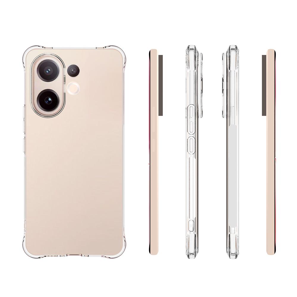 For vivo V60 5G / S30 5G Shockproof Non-slip Thickening TPU Phone Case - Transparent - EDA005838921A