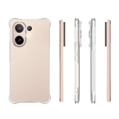 For vivo V60 5G / S30 5G Shockproof Non-slip Thickening TPU Phone Case - Transparent - EDA005838921A