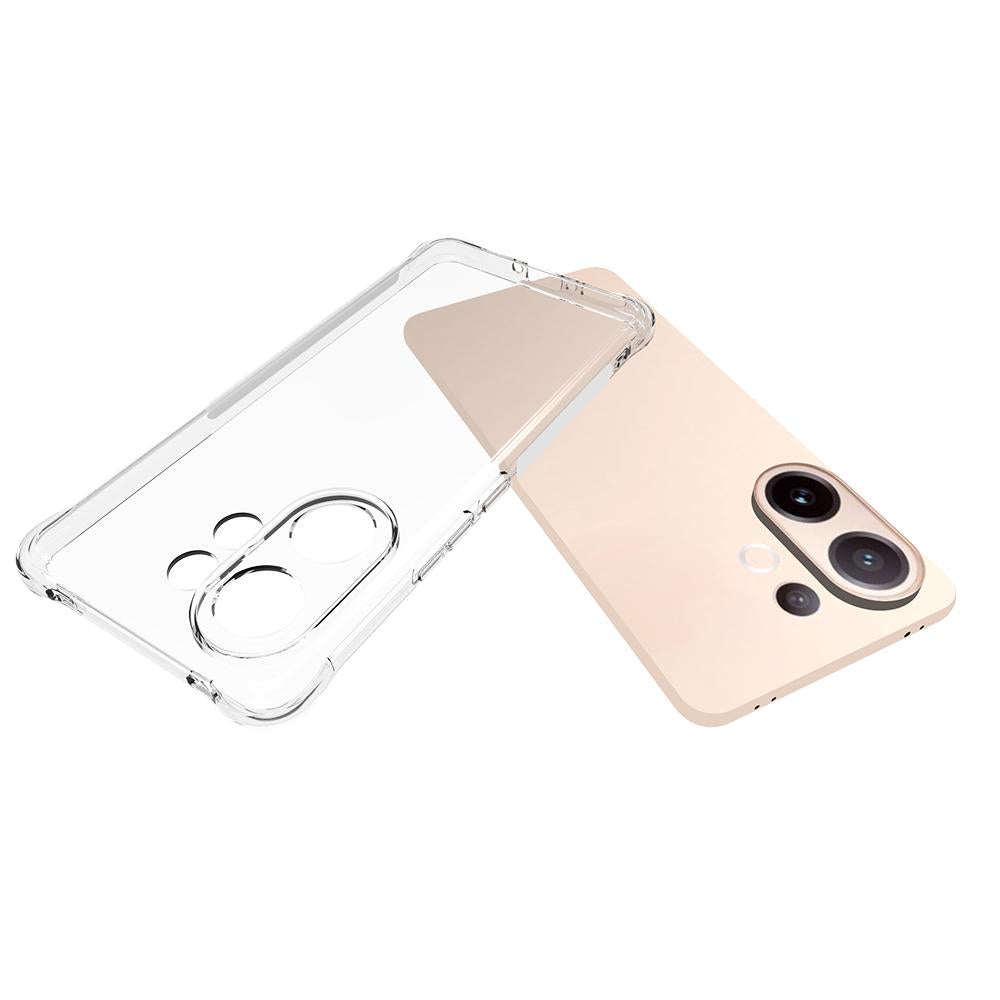 For vivo V60 5G / S30 5G Shockproof Non-slip Thickening TPU Phone Case - Transparent - EDA005838921A