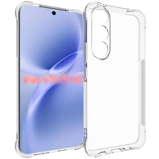 For vivo V70 FE 5G Shockproof Non-slip Thickening TPU Phone Case(Transparent)
