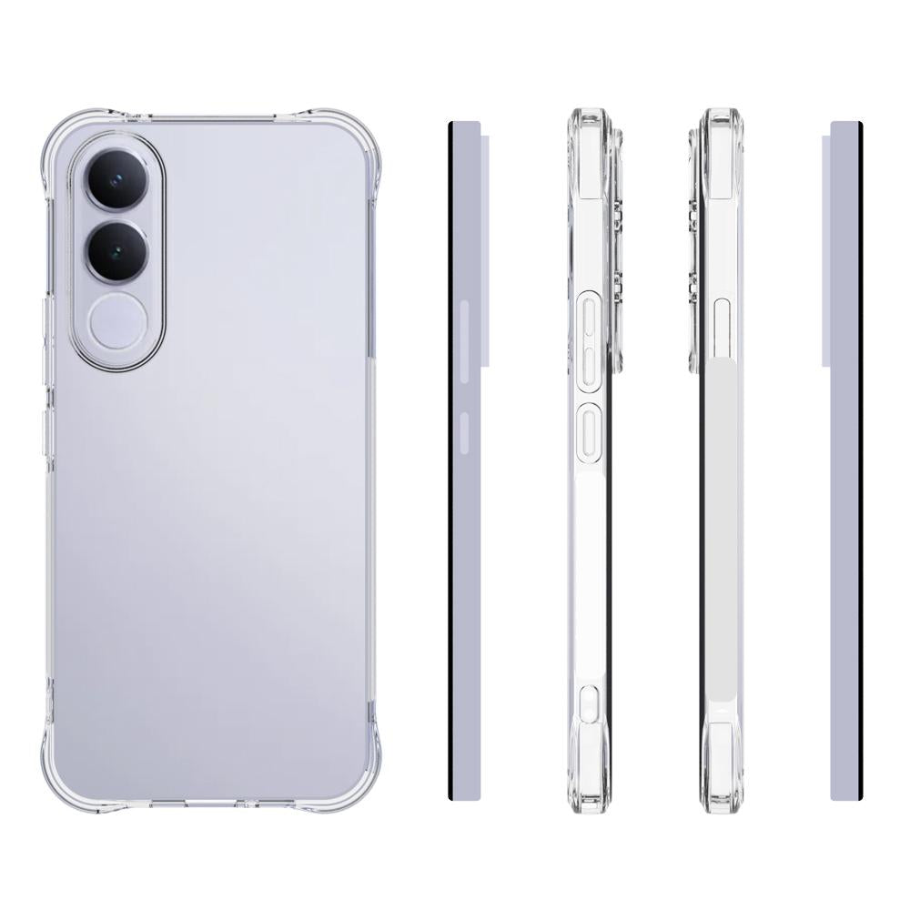 For vivo V70 FE 5G Shockproof Non-slip Thickening TPU Phone Case(Transparent)