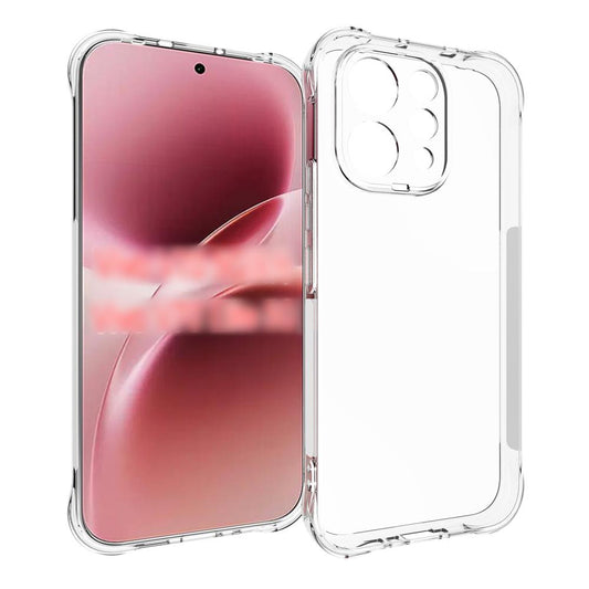 For vivo V70 5G / V70 Elite 5G Shockproof Non-slip Thickening TPU Phone Case(Transparent)
