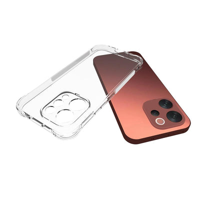 For vivo V70 5G / V70 Elite 5G Shockproof Non-slip Thickening TPU Phone Case(Transparent)