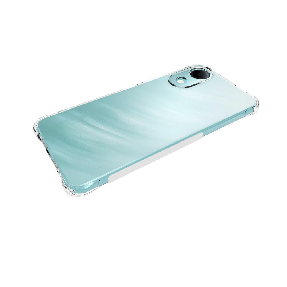 For vivo T5e 4G / Y05e 4G Shockproof Non-slip Thickening TPU Phone Case - Transparent - EDA005838924A