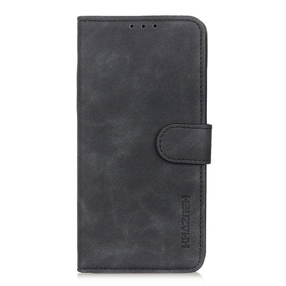 For Google Pixel 11a KHAZNEH Retro Texture Flip Leather Phone Case - Black - EDA005851707A