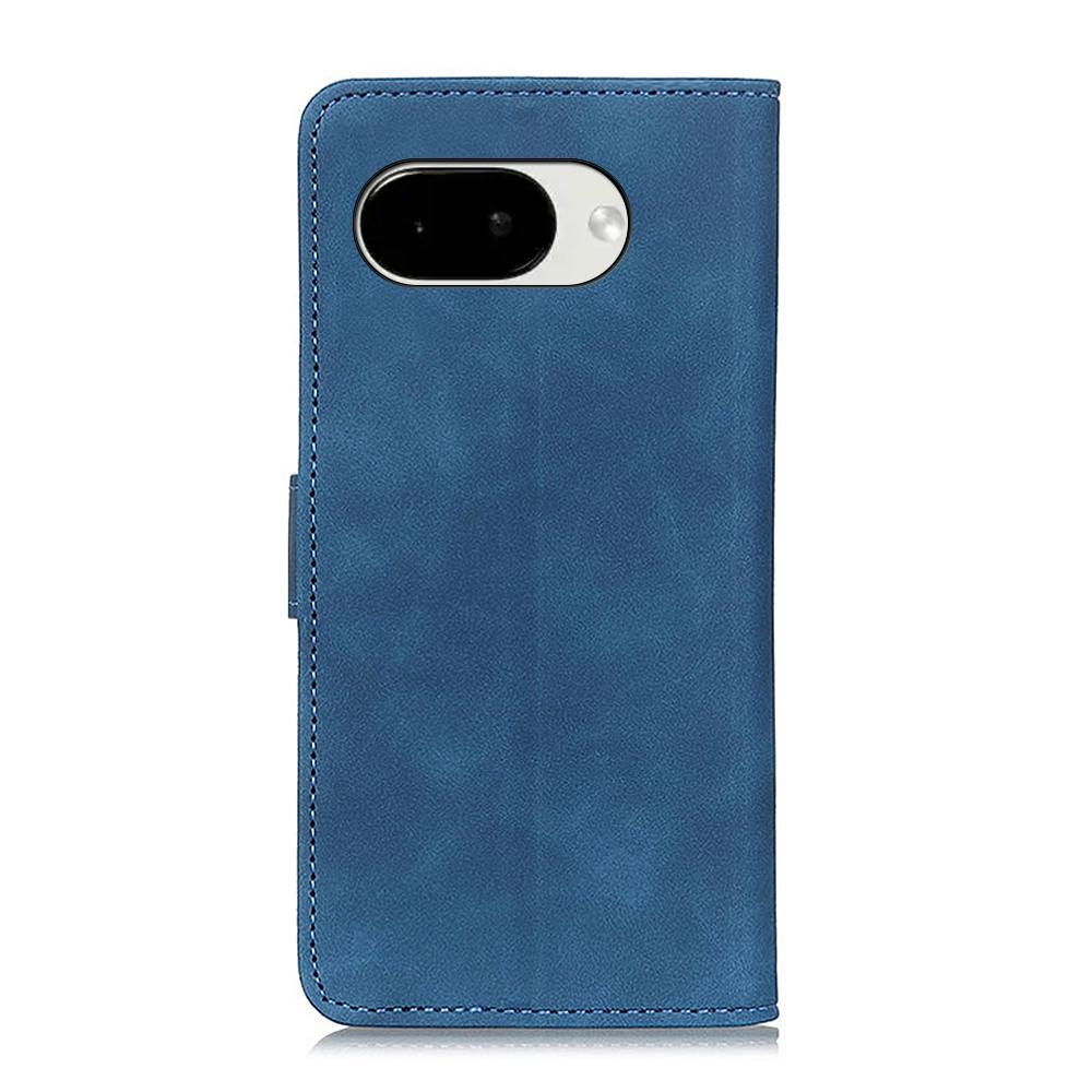 For Google Pixel 11a KHAZNEH Retro Texture Flip Leather Phone Case - Blue - EDA005851707C