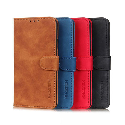 For Google Pixel 11a KHAZNEH Retro Texture Flip Leather Phone Case - Brown - EDA005851707D