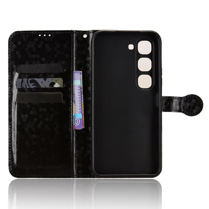 For Infinix Hot 70 Pro 5G Honeycomb Dot Texture Leather Phone Case - Black - EDA005905027A