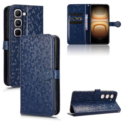 For Infinix Hot 70 Pro 5G Honeycomb Dot Texture Leather Phone Case - Blue - EDA005905027C