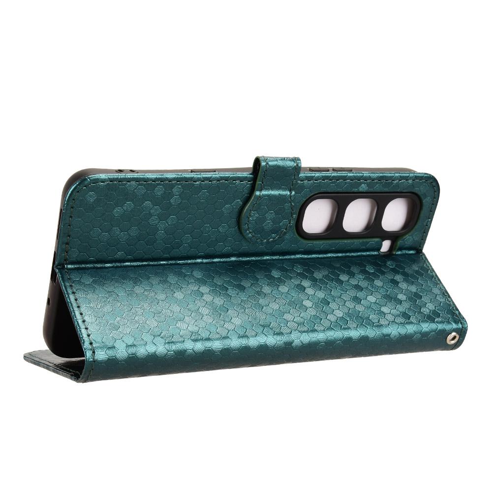For Infinix Hot 70 Pro 5G Honeycomb Dot Texture Leather Phone Case - Green - EDA005905027D