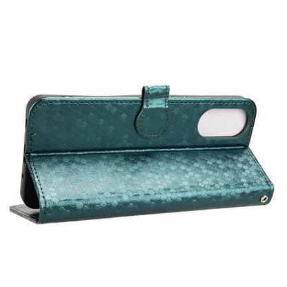 For vivo T5e 4G Honeycomb Dot Texture Leather Phone Case - Green - EDA005907847D