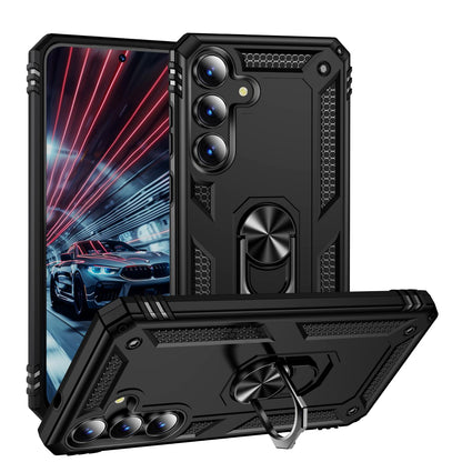 For Galaxy S26 FE 5G Shockproof TPU + PC Phone Case - Black - EDA005908113A