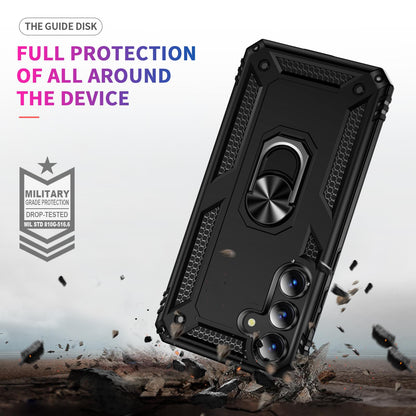 For Galaxy S26 FE 5G Shockproof TPU + PC Phone Case - Black - EDA005908113A