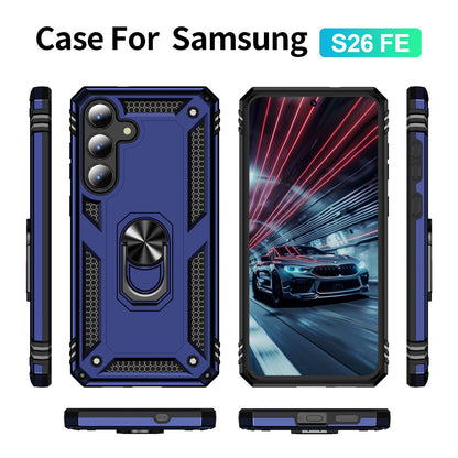 For Galaxy S26 FE 5G Shockproof TPU + PC Phone Case - Blue - EDA005908113D